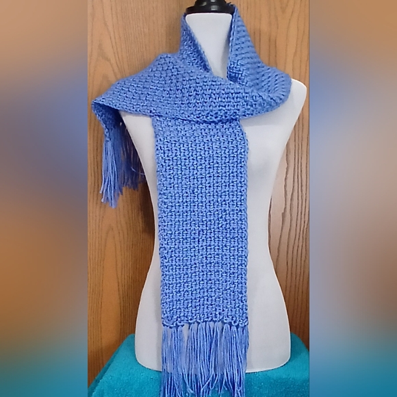 NEW Handcrafted Crocheted Scarf - Picture 1 of 4